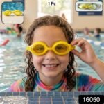 Kids Colorful Swimming Goggles with Anti-Leak Seal and Adjustable Strap – 1 Pc - Image 2