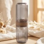 Travel Plastic Toothbrush Holder with Foldable Glass Design - Image 8