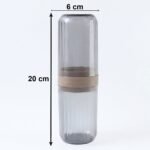 Travel Plastic Toothbrush Holder with Foldable Glass Design - Image 6