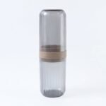 Travel Plastic Toothbrush Holder with Foldable Glass Design - Image 4