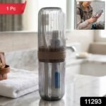 Travel Plastic Toothbrush Holder with Foldable Glass Design - Image 2