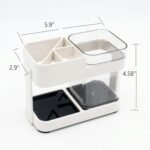 Multipurpose Toothbrush & Toothpaste Stand Holder (1 Set) - Image 6
