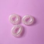 Transparent Spiral Coil Hair Band With Case 3 Pc Set - Image 7
