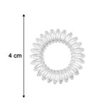 Transparent Spiral Coil Hair Band With Case 3 Pc Set - Image 6