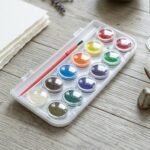 12 Shade Compact Watercolour Paint Set 1 Set - Image 3