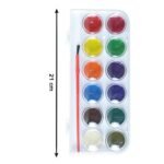 12 Shade Compact Watercolour Paint Set 1 Set - Image 6