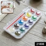 12 Shade Compact Watercolour Paint Set 1 Set - Image 2