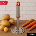 Stainless Steel Potato Masher with Ergonomic Handle (17cm / 1 Pc) - Image 2