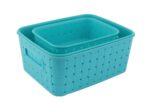 Smart Baskets for Storage(Set of 3) Sky Blue - Image 3