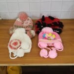 Cute Kids Winter Woolen Ear Flap Cap with Pom Pom (1 Pc, Mix Design) - Image 8