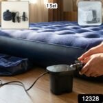 Portable Electric Air Pump Inflator Set with Car Charging Adapter (1 Set) - Image 2