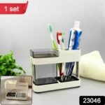 Multipurpose Toothbrush & Toothpaste Stand Holder (1 Set) - Image 2