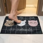 Printed Anti Slip Floor Mat Set (2 Pc, Mix Design & Size) - Image 3