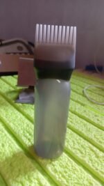 Comb Applicator Bottle, Hair Oil Applicator Bottle for Hair Dye Bottle Applicator Brush with Graduated Scale, Professional Brush Applicator Comb Hairdressing Coloring Styling Tool (1 Pc), Hair accessories - Image 9