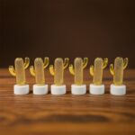 Decorative Cactus Shaped Flameless LED Candles (12 Pc) - Image 4