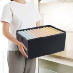 Foldable Rectangular Storage Box with Handle (46x28 cm / 1 Pc) - Image 9
