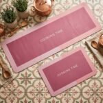 Premium Anti Slip Kitchen Floor Mat Set (2 Pc, 120x38 Cm + 58x38 Cm) - Image 4