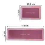 Premium Anti Slip Kitchen Floor Mat Set (2 Pc, 120x38 Cm + 58x38 Cm) - Image 6