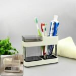 Multipurpose Toothbrush & Toothpaste Stand Holder (1 Set)