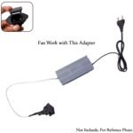 12V DC Table Fan with Adjustable Speed Control and High Speed Airflow (Adapter Not Include) - Image 9