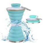 Silicone Collapsible Water Bottle for Camping & Sports (BPA Free, Leak Proof)