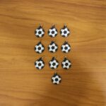Football Design Shape Bag Charm Keychain Set (10 Pc) - Image 7
