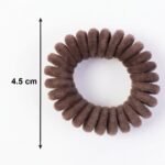 Soft Stretchable Telephone Wire Style Hair Bands Set (1 Pc) - Image 6