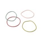 Soft Stretchable Elastic Hair Bands Rubber Hair Ties Set 40 Pc - Image 5