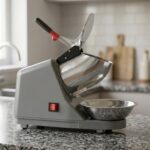 Electric Ice Crushing Machine with Stainless Steel Bowl 1 Set - Image 8