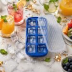 Multipurpose Square Ice Cube Tray with Lid (1 Pc, 17x9 Cm, 8 Grid) - Image 3
