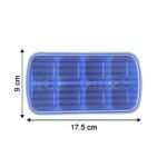 Multipurpose Square Ice Cube Tray with Lid (1 Pc, 17x9 Cm, 8 Grid) - Image 6