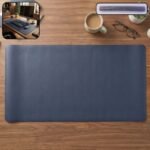 Premium Leather Finish Large Desk Mat Mouse Pad (1 Pc, 90x45 Cm)
