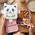 Panda Design Kids Lunch Box with Separate Compartments (1Set) - Image 3