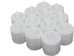 Festival Decorative - LED Tealight Candles, Diwali (White, 24 Pcs) - Image 2