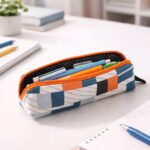Designer Fabric Zipper Pencil Pouch (1 Pc) - Image 7