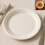 Plastic Round Dinner / Serving Plate – 23 cm (1 Pc) - Image 7