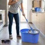 360 Rotating Turbo Spin Mop with Bucket Set for Home & Office