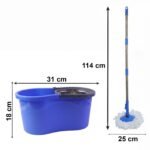 360 Rotating Turbo Spin Mop with Bucket Set for Home & Office - Image 6