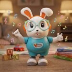 Swing Rabbit Musical Dancing Toy with Light-Up Ears (1 Pc) - Image 5