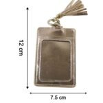 PU Leather Card Holder Wallet with Button Strap (1 Pc) - Image 6