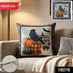 45x45 Cm Decorative Printed Cushion Pillow Cover with Zipper (1 Pc) - Image 2