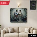 Divine Radha Krishna Flute Art Wall Frame (1 Pc, 45x30 Cm) - Image 2