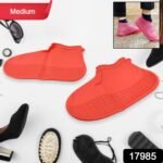 Non-Slip Silicone Waterproof Boot Shoe Cover (Medium Size / 1 Pair / Mix Color) - Image 2