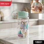 Kids Printed Water Bottle 400 ML Approx (1 Pc) - Image 2