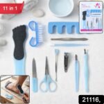 11 in 1 Manicure Pedicure Grooming Kit Nail Care Set (1 Set) - Image 2