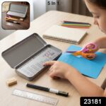 5 In 1 Kids Metal Pencil Box Set (1 Set) - Image 2