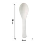 Plastic Soup Spoon – Deep Bowl (1 Pc / White) - Image 7