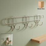 Premium Wall Mounted Metal Multi Hook Rack (1 Pc) - Image 7