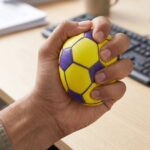 Mini Rubber Football Design Stress Ball (1 Pc) - Image 3