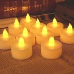 Festival Decorative - LED Tealight Candles, Diwali (White, 24 Pcs)